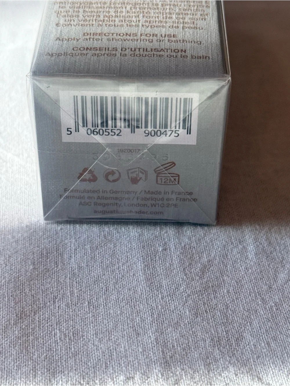 Augustinus Bader The Body Lotion TFC8 30ml 1.01oz New Sealed